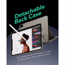 ESR รุ่น Shift Magnetic Case - เคส iPad Air 11" (2025/2024), iPad Air 10.9" (5th/4th Gen), iPad Pro 11" (1st Gen) - สี Titanium