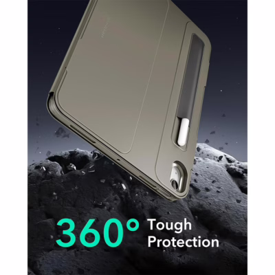 ESR รุ่น Shift Magnetic Case - เคส iPad Air 11" (2025/2024), iPad Air 10.9" (5th/4th Gen), iPad Pro 11" (1st Gen) - สี Titanium