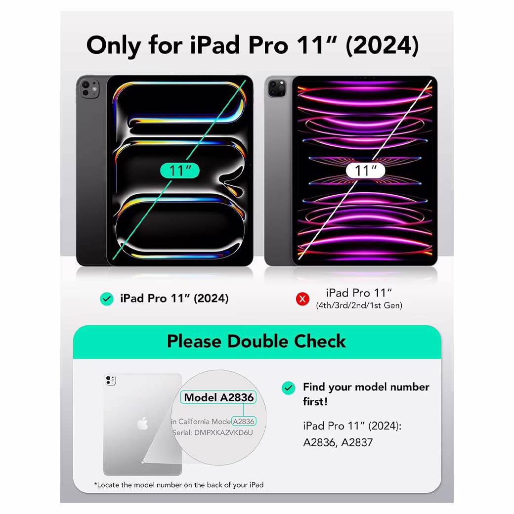 ESR รุ่น Shift Magnetic Case - เคส iPad Pro 11" (5th/2024) - สี Grey 7 ESR รุ่น Shift Magnetic Case - เคส iPad Pro 11" (5th/2024) - สี Grey - Image 7