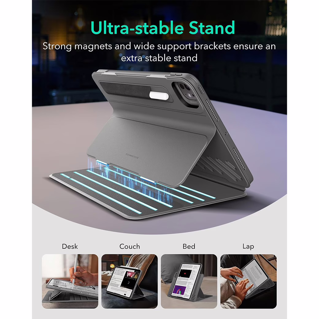 ESR รุ่น Shift Magnetic Case - เคส iPad Pro 11" (5th/2024) - สี Grey 2 ESR รุ่น Shift Magnetic Case - เคส iPad Pro 11" (5th/2024) - สี Grey - Image 2