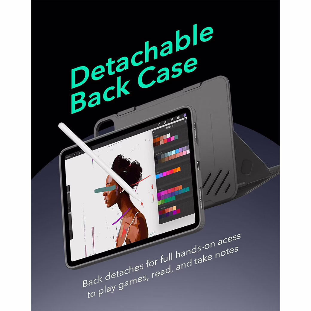 ESR รุ่น Shift Magnetic Case - เคส iPad Pro 11" (5th/2024) - สี Grey 4 ESR รุ่น Shift Magnetic Case - เคส iPad Pro 11" (5th/2024) - สี Grey - Image 4
