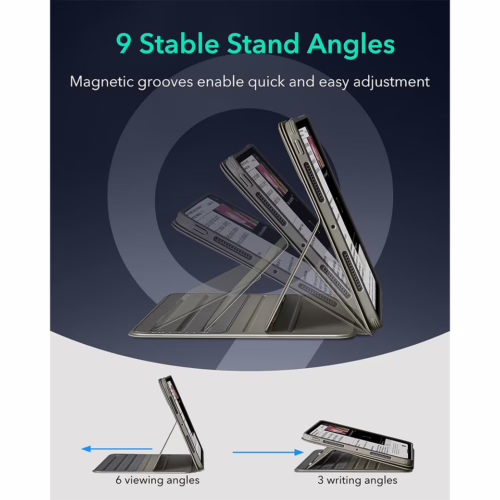 ESR รุ่น Shift Magnetic Case - เคส iPad Pro 13" (7th/2024) - สี Titanium