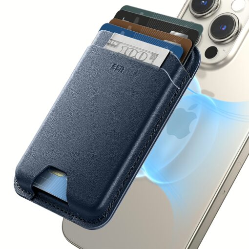 ESR รุ่น Magnetic Wallet Boost (HaloLock) - ที่เก็บบัตรติดหลังมือถือ - สี Dark Blue - Image 2