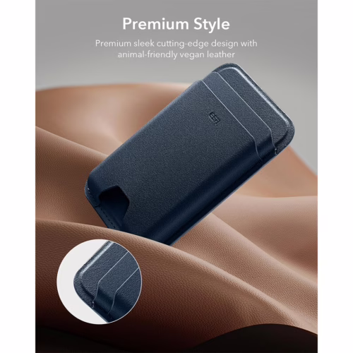 ESR รุ่น Magnetic Wallet Boost (HaloLock) - ที่เก็บบัตรติดหลังมือถือ - สี Dark Blue