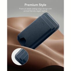 ESR รุ่น Magnetic Wallet Boost (HaloLock) - ที่เก็บบัตรติดหลังมือถือ - สี Dark Blue