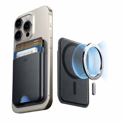 ESR รุ่น Magnetic Wallet Boost (HaloLock) - ที่เก็บบัตรติดหลังมือถือ - สี Black