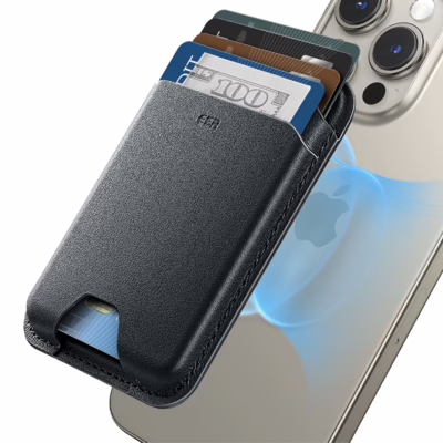 ESR รุ่น Magnetic Wallet Boost (HaloLock) - ที่เก็บบัตรติดหลังมือถือ - สี Black