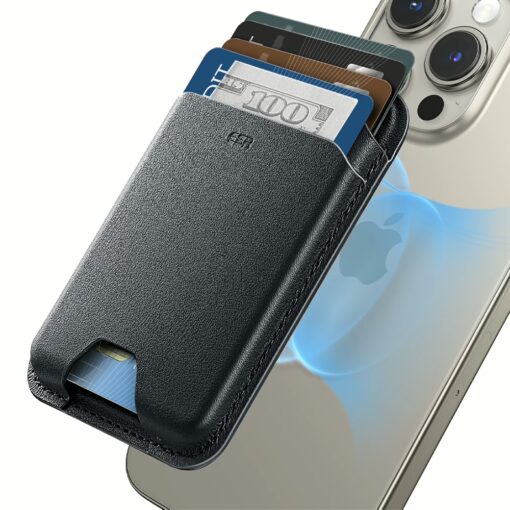 ESR รุ่น Magnetic Wallet Boost (HaloLock) - ที่เก็บบัตรติดหลังมือถือ - สี Black - Image 2