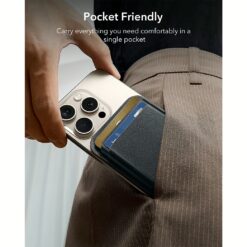 ESR รุ่น Magnetic Wallet Boost (HaloLock) - ที่เก็บบัตรติดหลังมือถือ - สี Black
