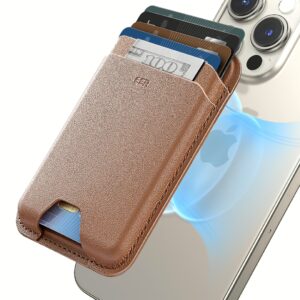 ESR รุ่น Magnetic Wallet Boost (HaloLock) - ที่เก็บบัตรติดหลังมือถือ - สี Brown