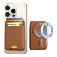 ESR รุ่น Magnetic Wallet Boost (HaloLock) - ที่เก็บบัตรติดหลังมือถือ - สี Brown