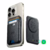 ESR รุ่น Geo Wallet Boost (HaloLock) - ที่เก็บบัตรติดหลังมือถือ - สี Black