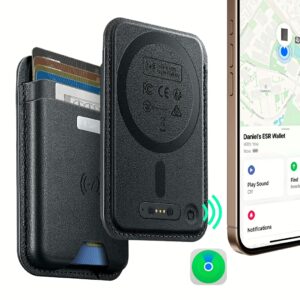 ESR รุ่น Geo Wallet Boost (HaloLock) - ที่เก็บบัตรติดหลังมือถือ - สี Black