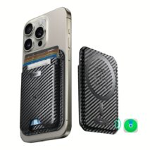 ESR รุ่น Geo Wallet Boost (HaloLock) - ที่เก็บบัตรติดหลังมือถือ - สี Black Carbon Fiber