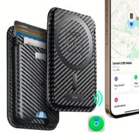 ESR รุ่น Geo Wallet Boost (HaloLock) - ที่เก็บบัตรติดหลังมือถือ - สี Black Carbon Fiber