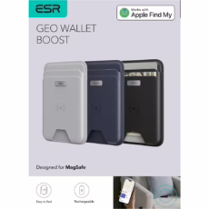ESR รุ่น Geo Wallet Boost (HaloLock) - ที่เก็บบัตรติดหลังมือถือ - สี Brown