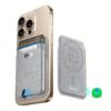 ESR รุ่น Geo Wallet Boost (HaloLock) - ที่เก็บบัตรติดหลังมือถือ - สี Grey