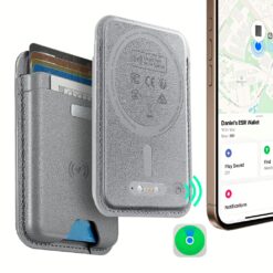 ESR รุ่น Geo Wallet Boost (HaloLock) - ที่เก็บบัตรติดหลังมือถือ - สี Grey