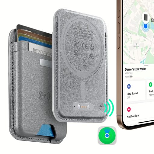ESR รุ่น Geo Wallet Boost (HaloLock) - ที่เก็บบัตรติดหลังมือถือ - สี Grey - Image 2