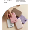 ESR รุ่น Aura Wallet Stand (HaloLock) - ที่เก็บบัตรติดหลังมือถือ - สี Cream Beige