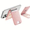 ESR รุ่น Aura Wallet Stand (HaloLock) - ที่เก็บบัตรติดหลังมือถือ - สี Pink