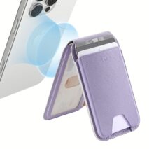 ESR รุ่น Aura Wallet Stand (HaloLock) - ที่เก็บบัตรติดหลังมือถือ - สี Lavender