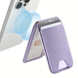 ESR รุ่น Aura Wallet Stand (HaloLock) - ที่เก็บบัตรติดหลังมือถือ - สี Lavender