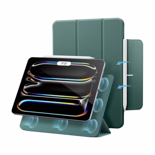 ESR รุ่น Rebound Magnetic Case - เคส iPad Pro 13" (7th/2024) - สี Forest Green