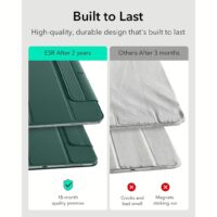 ESR รุ่น Rebound Magnetic Case - เคส iPad Air 13" (2025/2024), iPad Pro 12.9" (6th-4th Gen) - สี Forest Green
