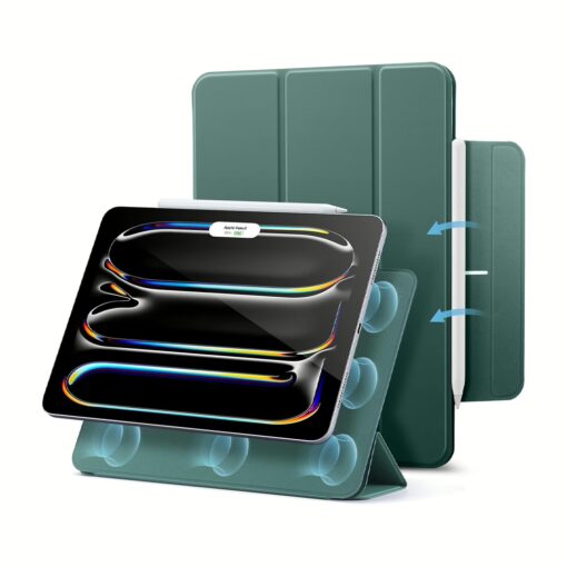ESR รุ่น Rebound Magnetic Case - เคส iPad Pro 11" (5th/2024) - สี Forest Green