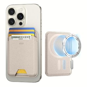 ESR รุ่น Magnetic Wallet Boost (HaloLock) - ที่เก็บบัตรติดหลังมือถือ - สี Desert Titanium