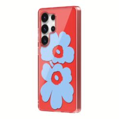 Marimekko รุ่น Case IML - เคส Galaxy S25 Ultra - สี Red/Blue