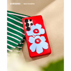 Marimekko รุ่น Case IML - เคส Galaxy S25 Ultra - สี Red/Blue