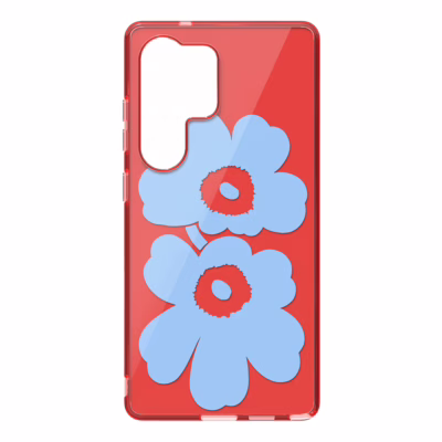Marimekko รุ่น Case IML - เคส Galaxy S25 Ultra - สี Red/Blue