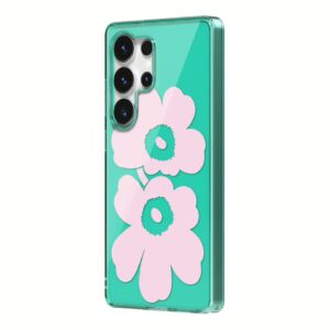 Marimekko รุ่น Case IML - เคส Galaxy S25 Ultra - สี Pink/Green