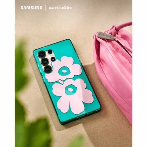 Marimekko รุ่น Case IML - เคส Galaxy S25 Ultra - สี Pink/Green