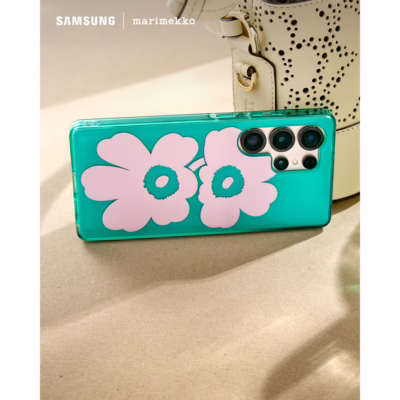 Marimekko รุ่น Case IML - เคส Galaxy S25 Ultra - สี Pink/Green