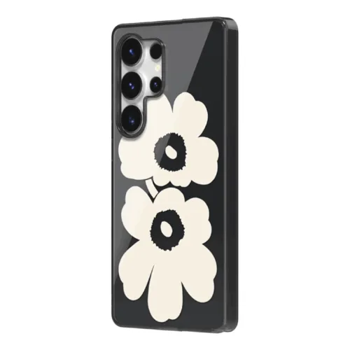Marimekko รุ่น Case IML - เคส Galaxy S25 Ultra - สี Beige/Black
