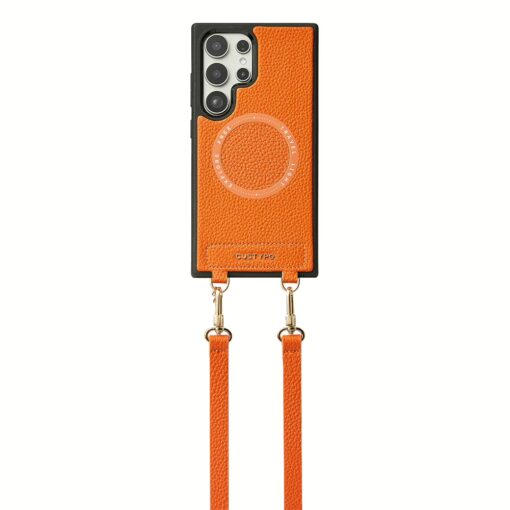 Custype รุ่น Original Design Case - Bundle Set - เคส Galaxy S25 Ultra - สี Orange/Strap - Image 2