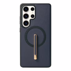 Custype รุ่น Magnetic Wireless Charging Phone Case With Single Pole Stand - เคส Galaxy S25 Ultra - สี Blue