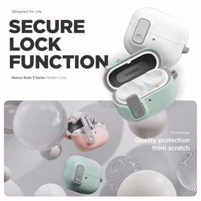 VRS รุ่น Modern Lock - เคส Galaxy Buds 3/ 3 Pro - สี Lemonade Yellow