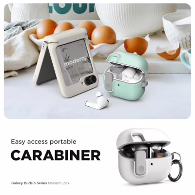 VRS รุ่น Modern Lock - เคส Galaxy Buds 3/ 3 Pro - สี Lemonade Yellow
