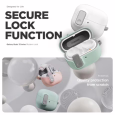 VRS รุ่น Modern Lock - เคส Galaxy Buds 3/ 3 Pro - สี PinkSand