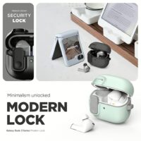 VRS รุ่น Modern Lock - เคส Galaxy Buds 3/ 3 Pro - สี SandStone-Gray