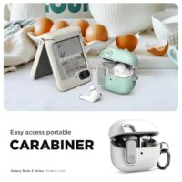 VRS รุ่น Modern Lock - เคส Galaxy Buds 3/ 3 Pro - สี SandStone-Gray