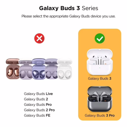 VRS รุ่น Modern Lock - เคส Galaxy Buds 3/ 3 Pro - สี Metal Black