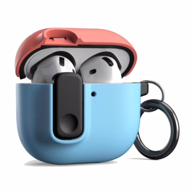 VRS รุ่น Modern Lock - เคส Airpods 4 - สี Coral/Capri