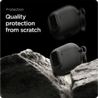 VRS รุ่น Modern Lock - เคส Airpods 4 - สี Sand Stone Grey