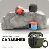 VRS รุ่น Modern Lock - เคส Airpods 4 - สี Sand Stone Grey