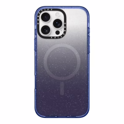 Casetify รุ่น Impact Case with Magnetic - เคส iPhone 16 Pro Max - สี Glitter Indigo
